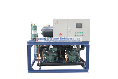 Đơn vị máy nén khí phòng lạnh để xử lý hạt giống với máy nén khí R404a Bitzer 30HP * 3 piston